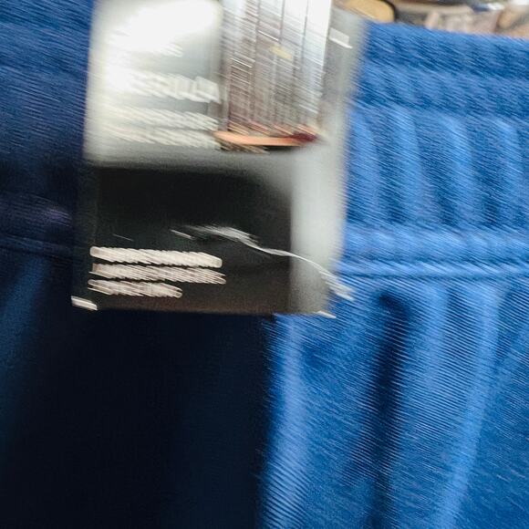 NEW! Adidas Track Pants Jogger Tapered Leg Navy Athletic Navy Blue #9 - M - Picture 4 of 5